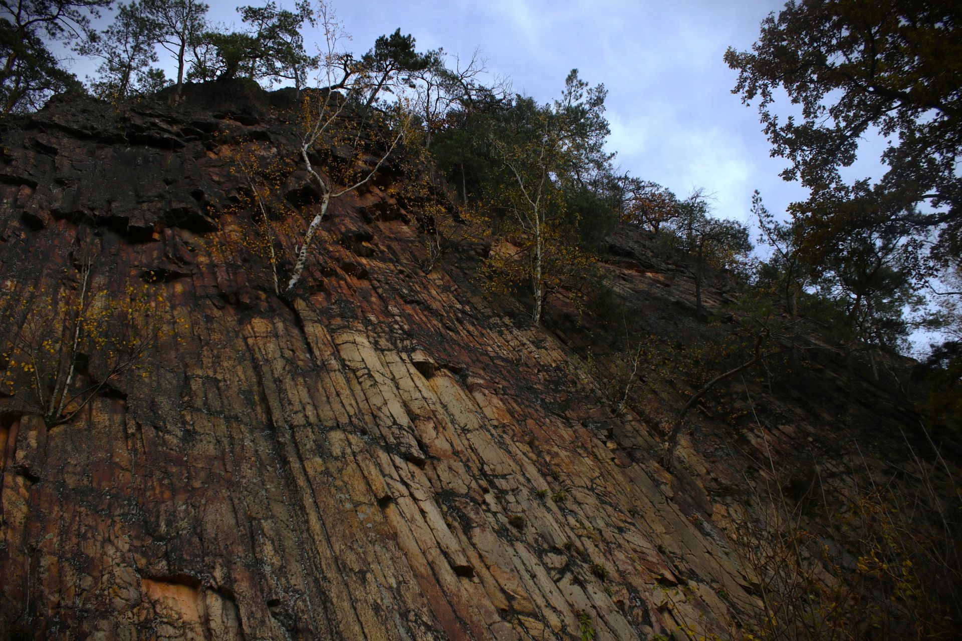 Ściana zastygłej lawy - Organy Wielisławskie&nbsp;